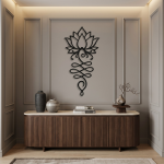 Lotus Çiçeği Metal Duvar Tablosu - AMD6010 - Görsel 2