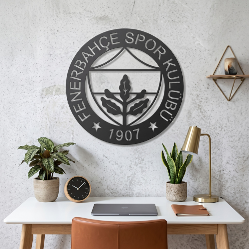 Fenerbahçe Logo Metal Duvar Tablosu - AMD6280