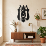 Beşiktaş Logo Metal Duvar Tablosu - AMD6300 - Görsel 5