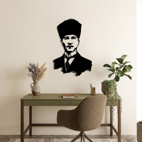 Atatürk Metal Duvar Tablosu - AMD4200