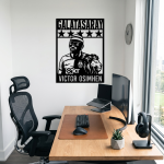 Osimhen Metal Duvar Tablosu - AMD6490 - Görsel 2