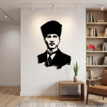 Atatürk Metal Duvar Tablosu - AMD4200 - Görsel 5