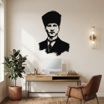 Atatürk Metal Duvar Tablosu - AMD4200 - Görsel 6